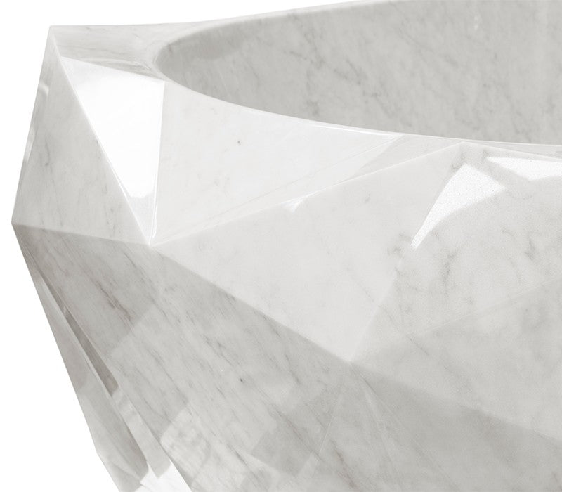 DIAMOND CARRARA MARBLE BATHTUB