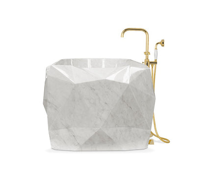 DIAMOND CARRARA MARBLE BATHTUB