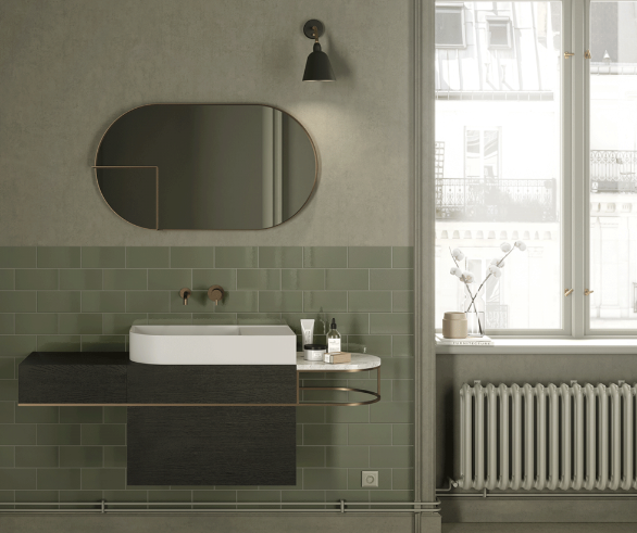 NOUVEAU CONSOLE (BASIN, SHELF & DRAWER)