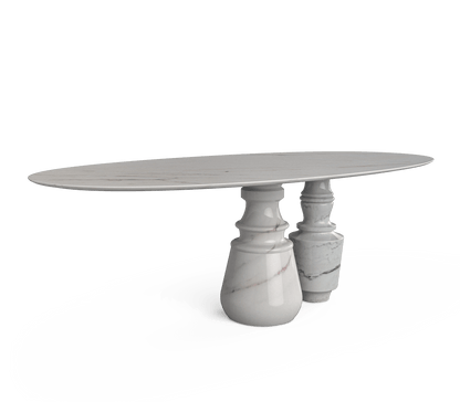 PIETRA OVAL ESTREMOZ DINING TABLE